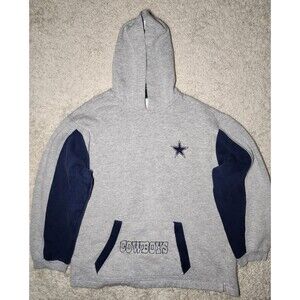 Vintage Dallas Cowboys Boys XL Hoodie NFL Licensed Genuine Stuff Pullover